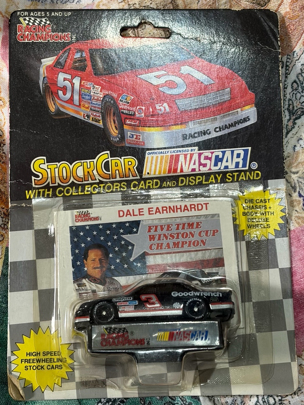 Nascar Racing Champion Dale Earnhardt Collector Car And Collector Card